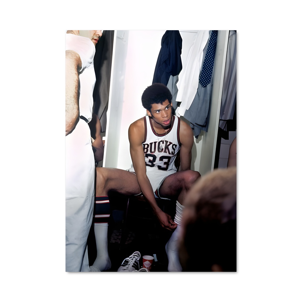 Poster Kareem dépeint – affiche Basketball